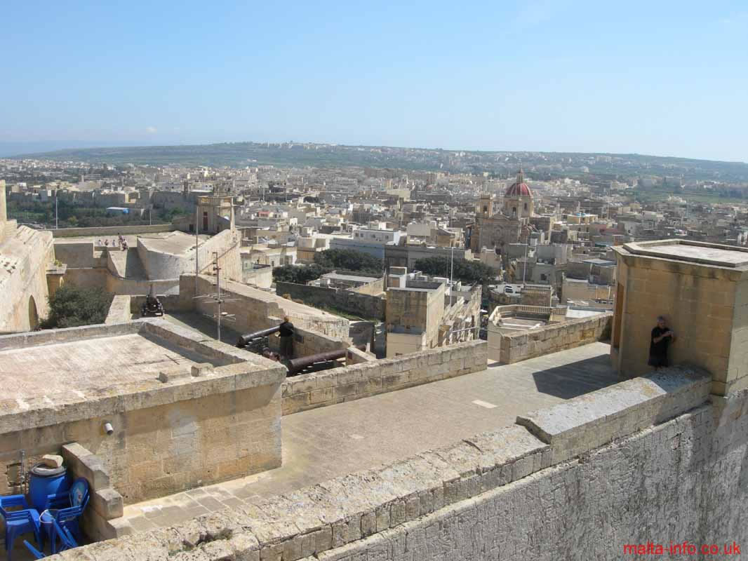 Looking down on St.Matins Demi-Bastion