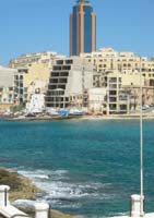 The Portomaso Tower & Spinola Bay